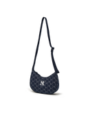 Dia Monogram Denim Jqd Hobo Bag