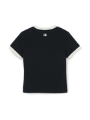 Women's Basic Small Logo Ringer T-Shirts
