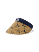 Dia Monogram Raffia Sunvisor