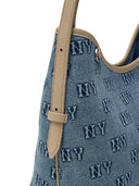 CLASSIC MONOGRAM DENIM EMBO BUCKET BAG