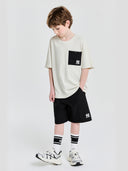 [cool Field] Basic Outdoor Mesh Pocket T-shirt Set