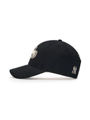 Varsity Cursive Fluffy Logo Unstructured Ball Cap