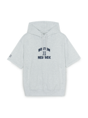 Varsity Lettering Half Sleeve Hoodie