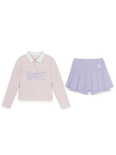 Varsity Girls Rash Guard Skirt Set