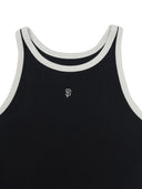 Women's Basic Ringer Ribbed Sleeveless Ops