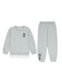 Street Logo Layered Sweatshirt Set