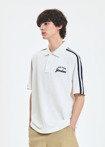 Varsity Sportive Over Fit Polo T-shirt