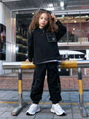 Basic Outdoor Woven Sweatshirt Set