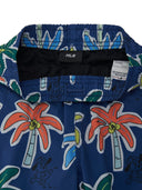 SPORTIVE ZIP-UP RASHGUARD BOARD SHORTS SET