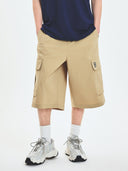 Vintage Cotton Touch Cargo Bermuda Shorts