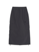Women's GORPCORE Shirring Cargo Long Skirt