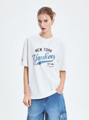 Varsity Vintage Graphic Over Fit T-shirt