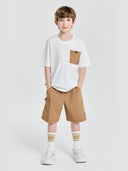 [cool Field] Basic Outdoor Mesh Pocket T-shirt Set