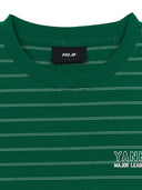Women's Varsity Strip Crop T-shirt