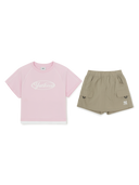 OUTDOOR BASIC SKORT T-SHIRT SET(GIRL'S)