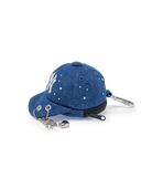 Basic Denim Point Ballcap Pouch Keyring