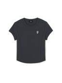 Women's Slim Crop Cap Sleeve T-shirt