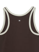 Women's Basic Ringer Ribbed Sleeveless Ops