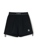 Women's Basic Lettering Waistband 4" Shorts
