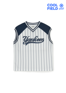 [cool Field] Varsity Sportive Striped Sleeveless