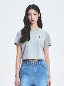 Women's Basic Crop T-shrts