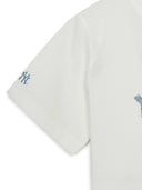 Women's Denimlike Lettering Big Lux Crop T-shirt