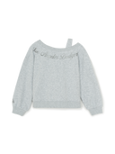 Street Girl's Lettering Layered Sweatshirt Set