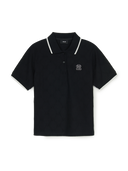 Women's Dia Monogram Tonal Jacquard Polo T-shirt