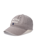 Varsity Lettering Washing Unstructured Ball Cap