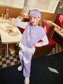 Varsity Vest Long Slv 3 Set (girl's)