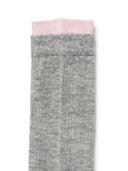 Block Open Toe Knee Socks