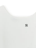 Women's Basic Small Logo Off Shoulder T-shirt