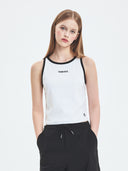 Women's Varsity Vintage Slim Crop Sleevelss
