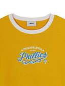 Women's Varsity Lettering Slim Slub Ringer T-shirts