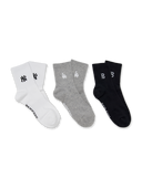 Daily Small Logo Socks 3Pairs Set