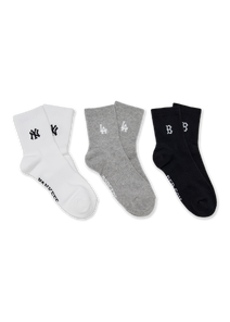 Daily Small Logo Socks 3Pairs Set