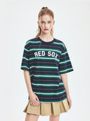 Varsity Stripe Over Fit T-shirt