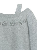 Street Girl's Lettering Layered Sweatshirt Set