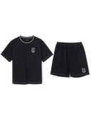 STEET BASIC WOVEN BIG LOGO T-SHIRT SET