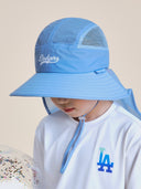 Cursive Wide Flapcap
