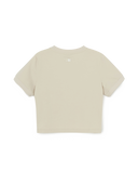 Women's V-neck Letter Crop T-shirts