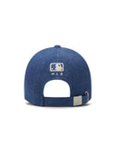 Varsity Cursive Denim Unstructured Ball Cap