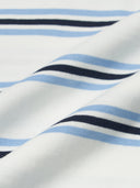 Women's Varsity Stripe Crop Polo T-shirt