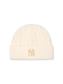 Wool Blend Cable Knit Beanie