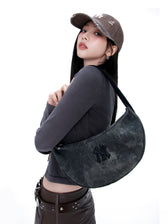 * Vintage Washed Shoulder Bag