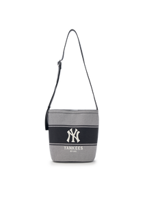 Varsity Lettering Canvas Bucket Bag