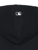 Basic Small Logo Waffle Crop Hood Zip Up