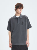 Basic Washing Over Fit Polo T-shirt