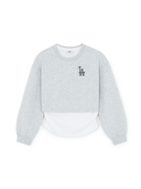 Street Girl's Layered Sweatshirt