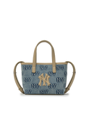 Classic Monogram Denim Embo Mini Cross Bag
